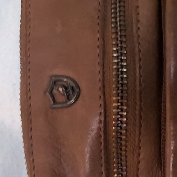 Cochoa Brown Leather Crossbody Purse Travel Bag Adjustable Strap - Picture 4 of 9